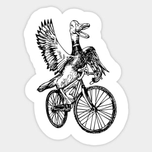 SEEMBO Duck Cycling Bicycle Cyclist Bicycling Biking Bike Sticker